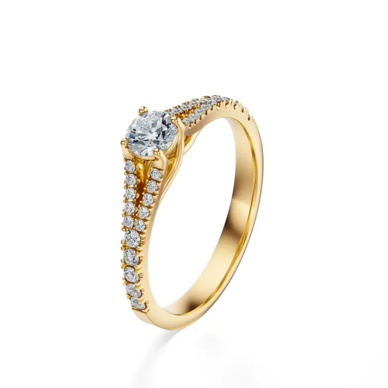 Pierścionek zaręczynowy z diamentami AJPZ_128